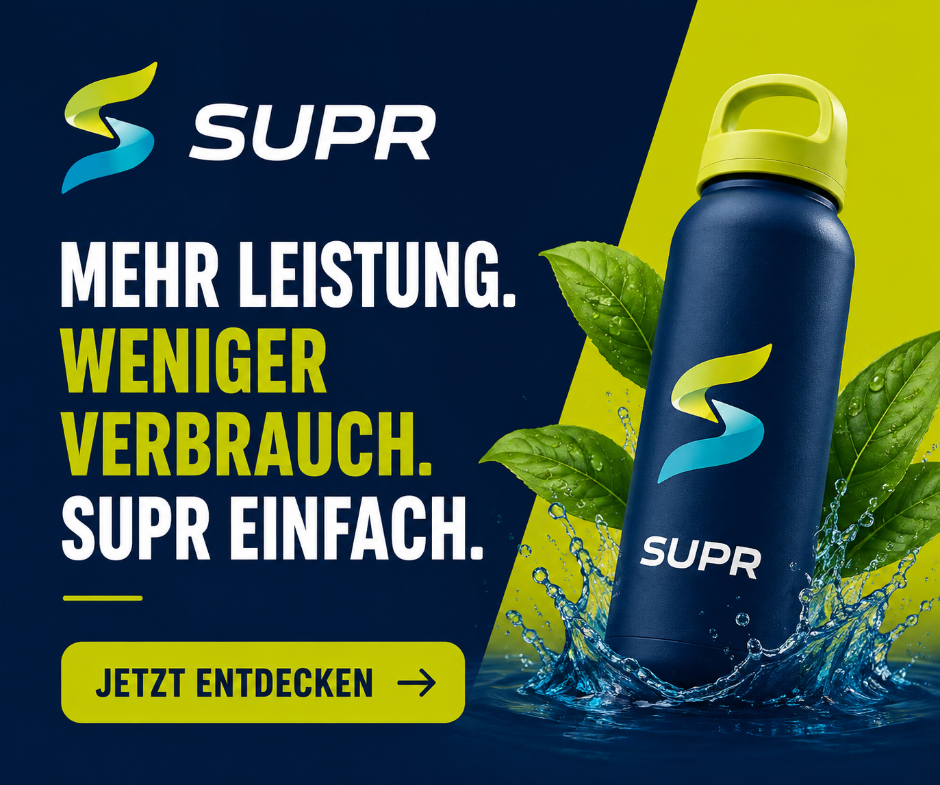 SUPR Standard Content Ad im Format 300 mal 250 Pixel