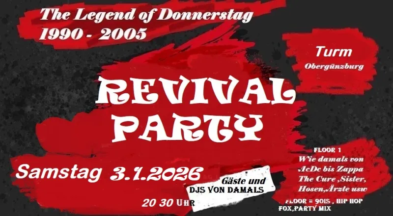 Revival Party im Club GoIn Obergünzburg