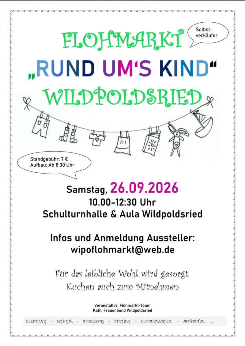 Flohmarkt "Rund um's Kind" Wildpoldsried