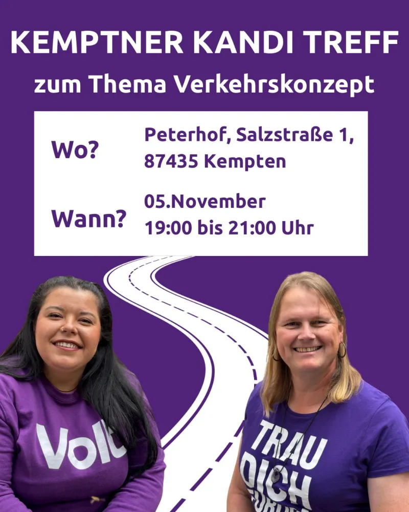 Meet & Greet Volt Allgäu im Hotel Peterhof in Kempten