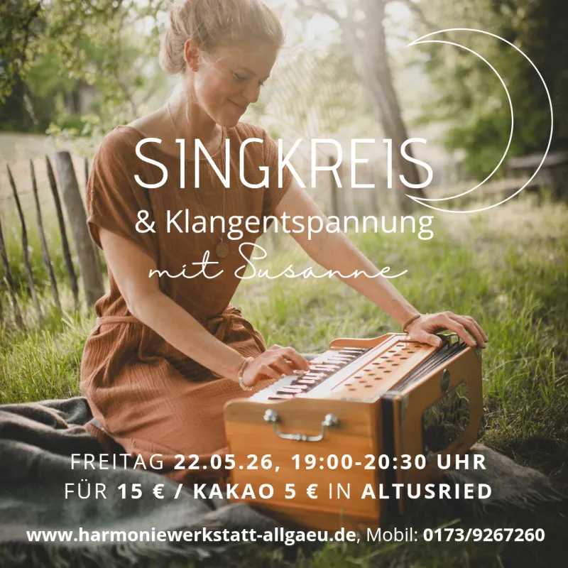 Singkreis in der Harmoniewerkstatt Allgäu