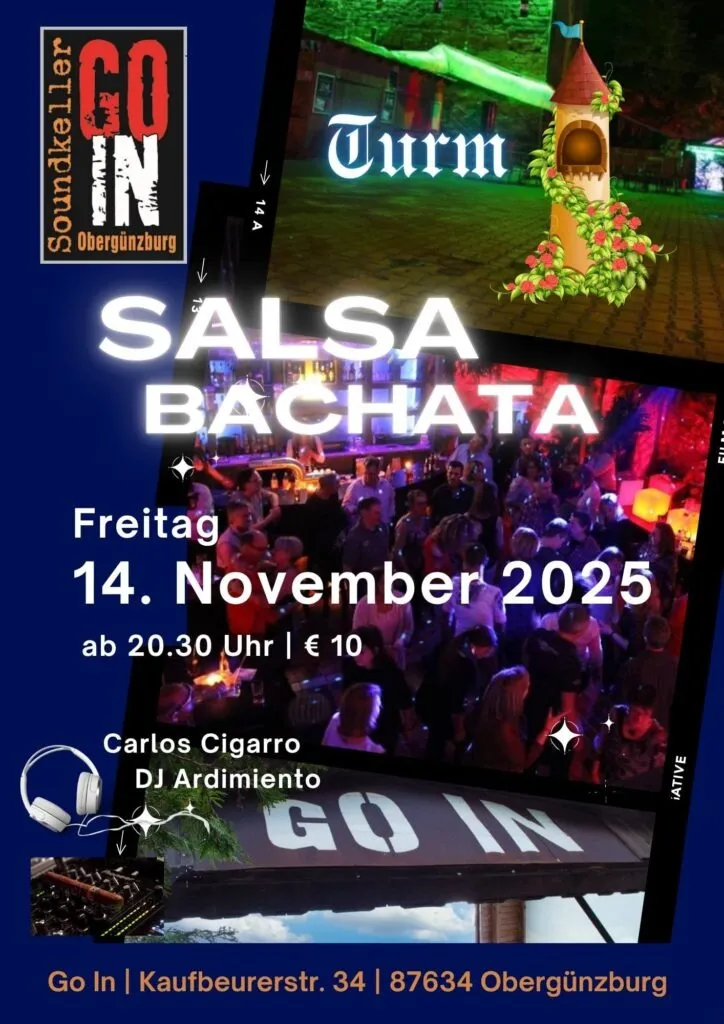 Latin und Salsa Tanznacht im GoIn Obergünzburg