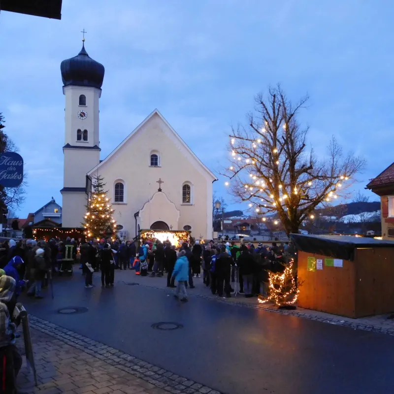 Traditionelle Dorfweihnacht in Oberreute