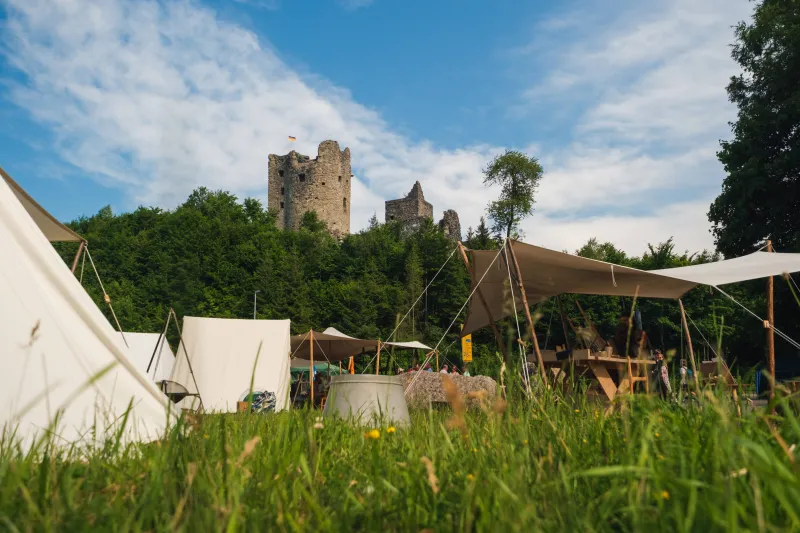 Burgfest auf der Burgruine in Immenstadt