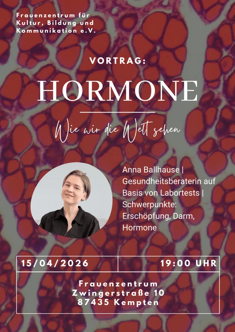 Vortrag Hormone im Frauenzentrum Kempten