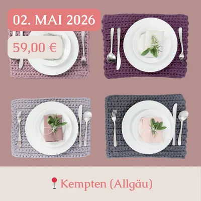 Häkelworkshop im Kempodium Kempten