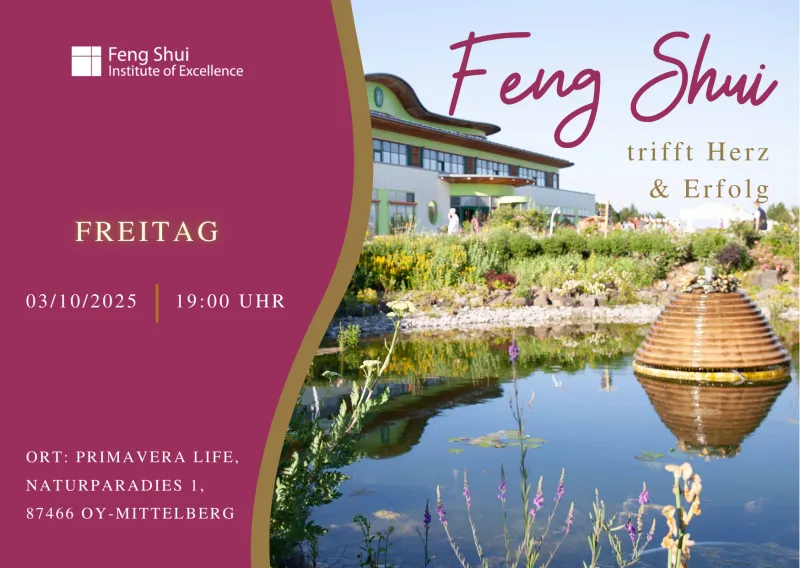 Feng Shui trifft Herz und Erfolg in Oy-Mittelberg