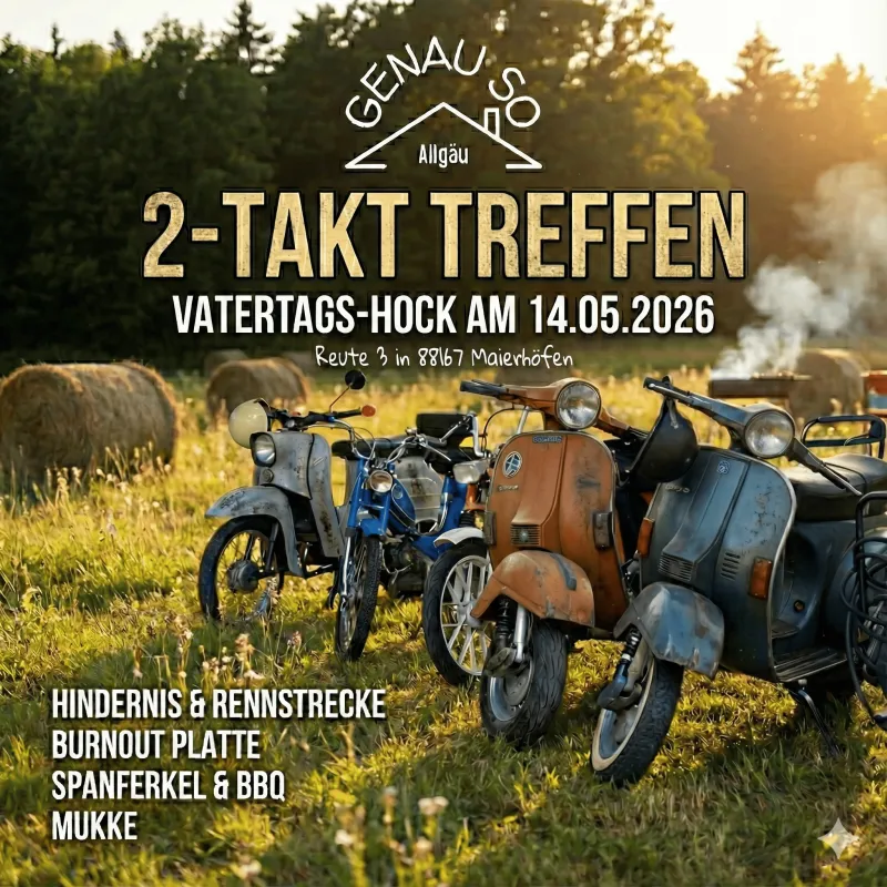 2-Takt Treffen am Vatertag in Maierhöfen