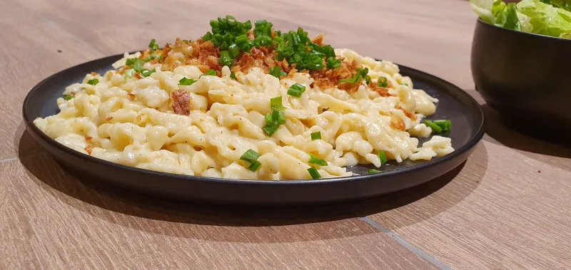 Kässpatz' Mittagessen in der Bio-Schaukäserei Wiggensbach