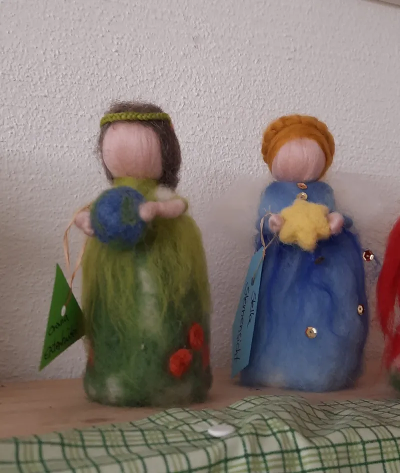 Elfen filzen im Kriterstieble in Sonthofen