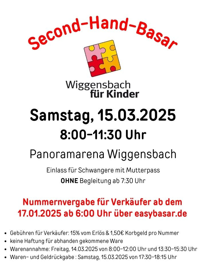 Kinder-Second-Hand-Basar in der Panoramarena Wiggensbach