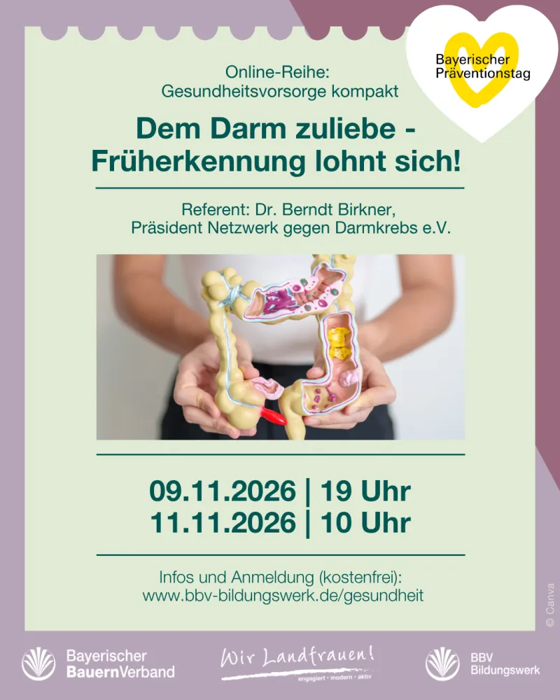 Dem Darm zuliebe – Früherkennung lohnt sich
