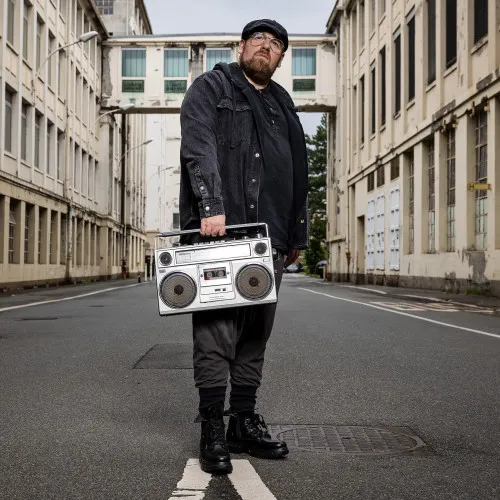 Rami Hattab im Kaminwerk Memmingen