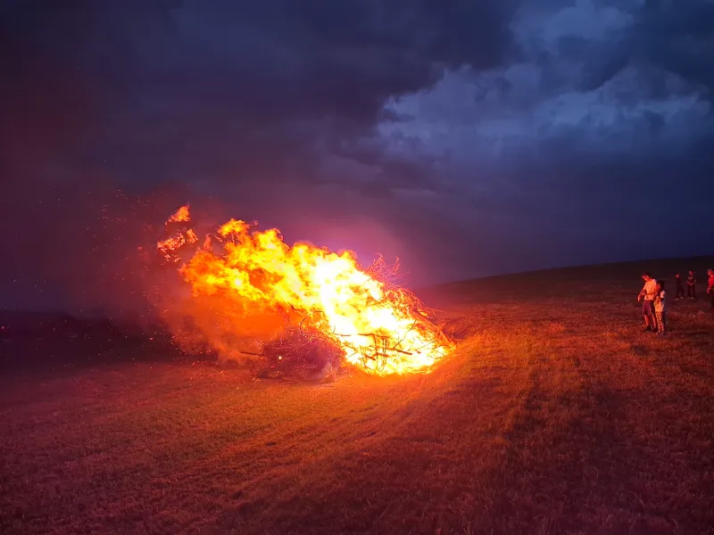 Johannisfeuer in Nesselwang