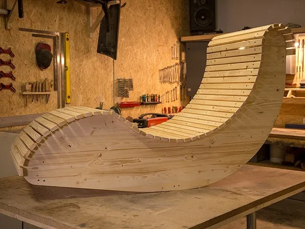 Wellness-Relaxingliege bauen im Kempodium