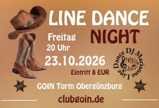 Line Dance Night im Club GOIN Obergünzburg