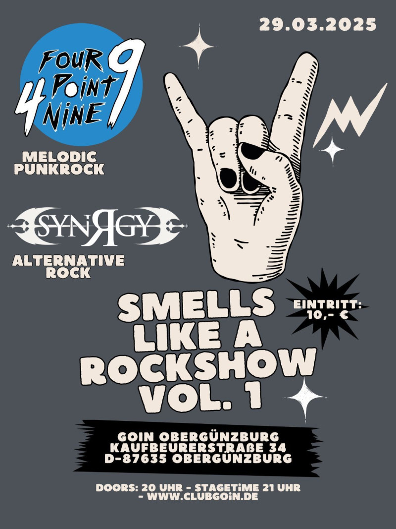 Smells Like a Rockshow Vol. 1 – Live im Club GoIn Obergünzburg