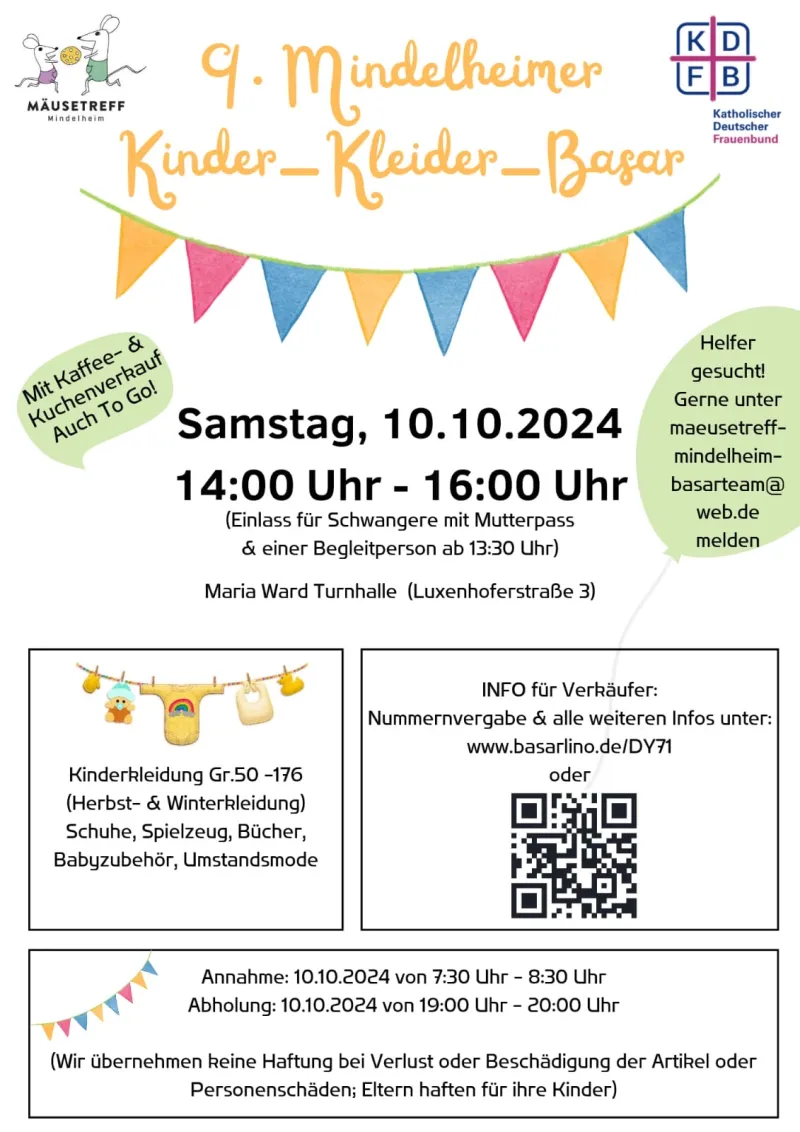 Kinder-Kleider-Basar in Mindelheim