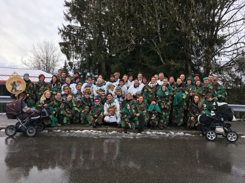 Kinderball der Narrenzunft Hergensweiler in der Leiblach…