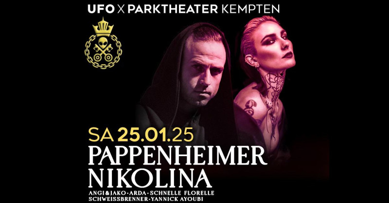 UFO x Pappenheimer x Nikolina im Parktheater Kempten