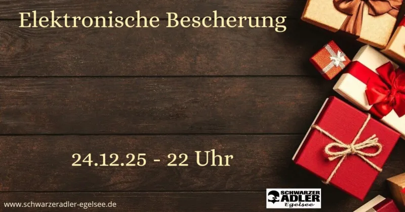 Elektronische Bescherung im Schwarzen Adler Egelsee