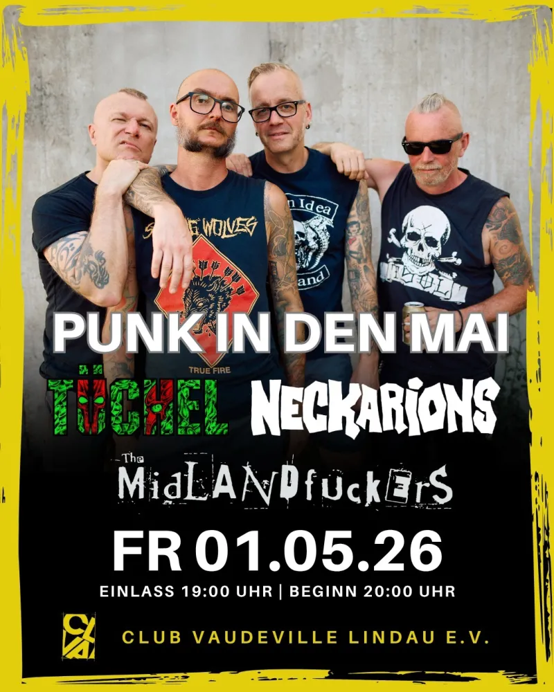 Punk in den Mai im Club Vaudeville Lindau
