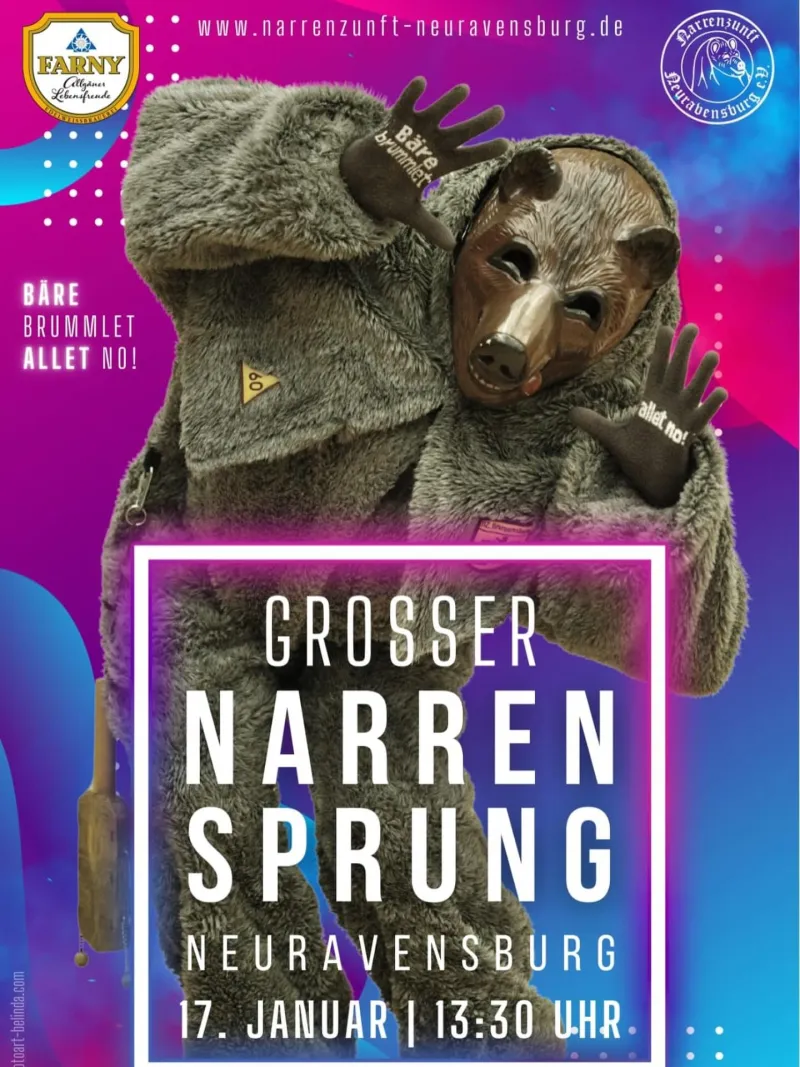 Großer Narrensprung der Narrenzunft Neuravensburg