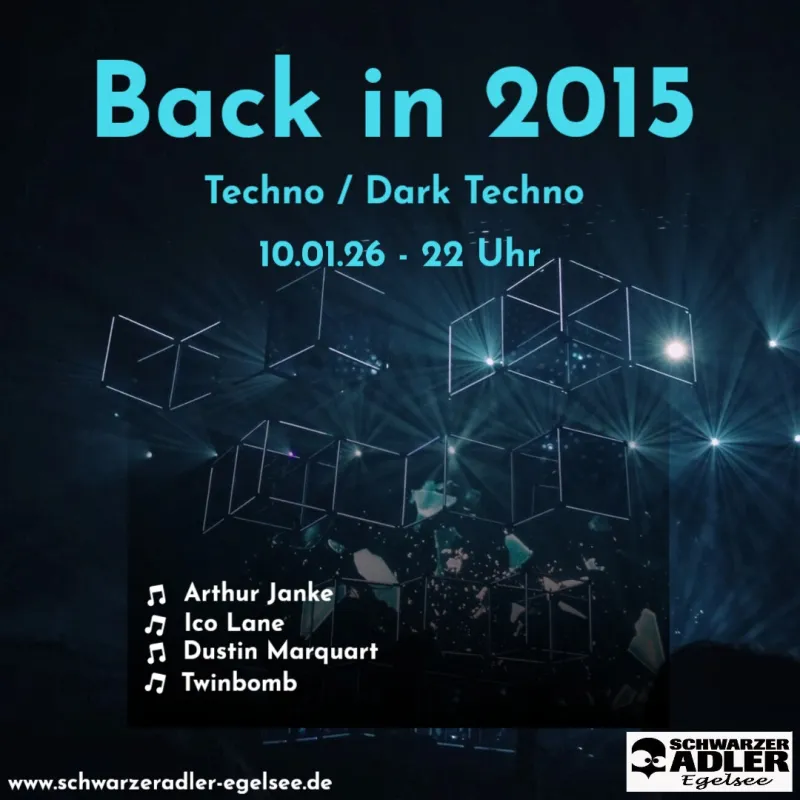 Back in 2015 im Schwarzen Adler Egelsee