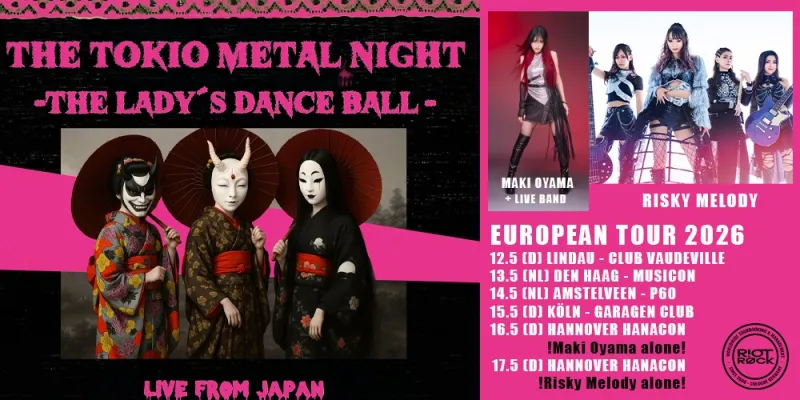 Tokio Metal Night im Club Vaudeville Lindau