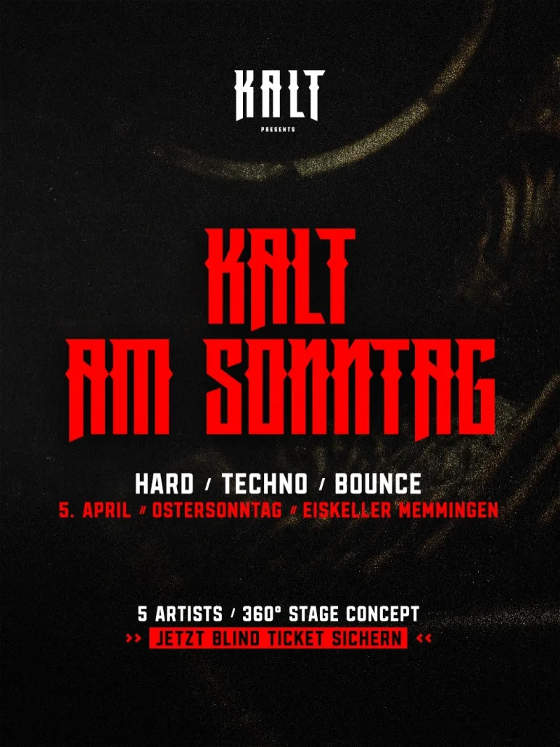 KALT AM SONNTAG im Club Eiskeller Memmingen