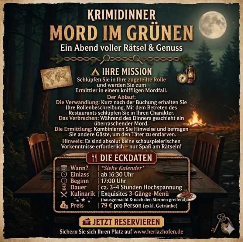Krimidinner in Herlazhofen