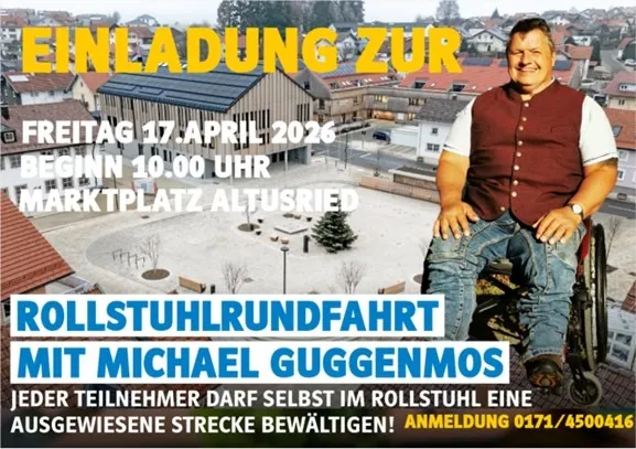 Rollstuhlrundfahrt in Altusried
