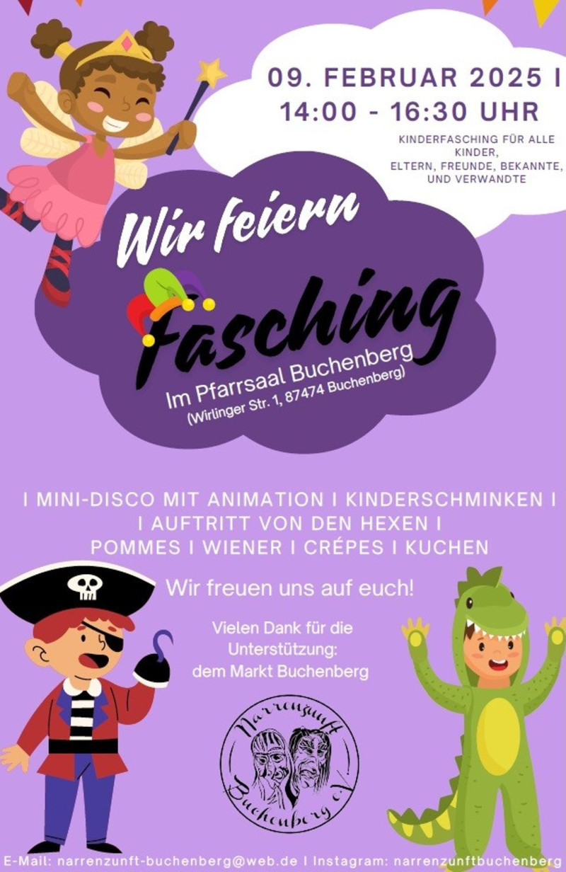 Kinderfasching in Buchenberg