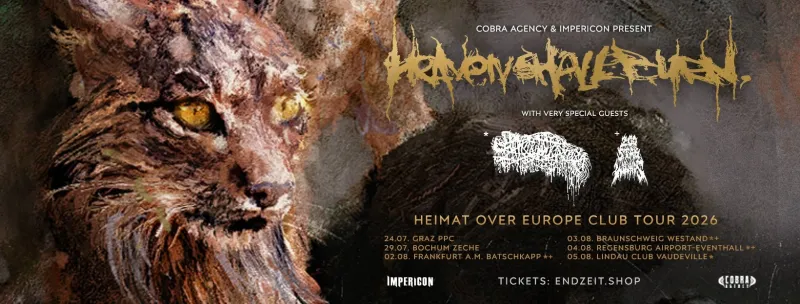 Heaven Shall Burn im Club Vaudeville Lindau