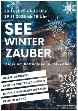 See Winterzauber am Rottachsee in Petersthal