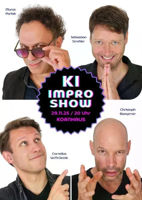 KI-Impro-Show im Kornhaus Kempten