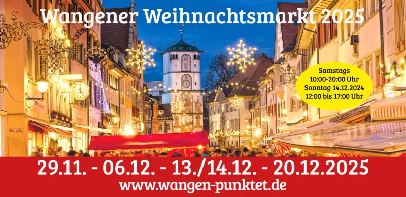 Wangener Weihnachtsmarkt in der Altstadt