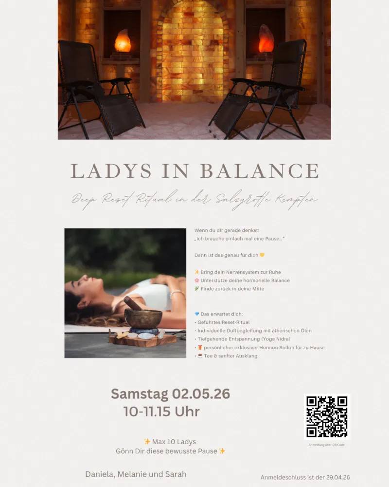 Ladies in Balance in der Salzgrotte Kempten