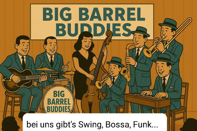 Big Barrel Buddies im Biergarten Kult-UriG
