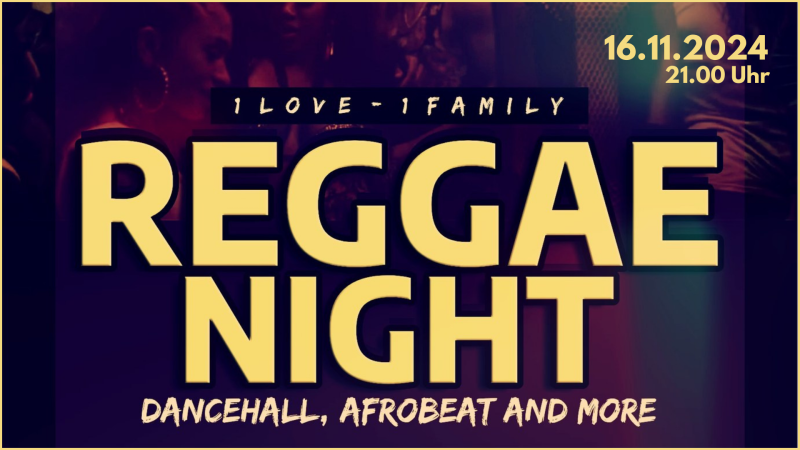 Reggaenight /w Shake-A-Dem Soundsystem im Künstlerhaus Kempten