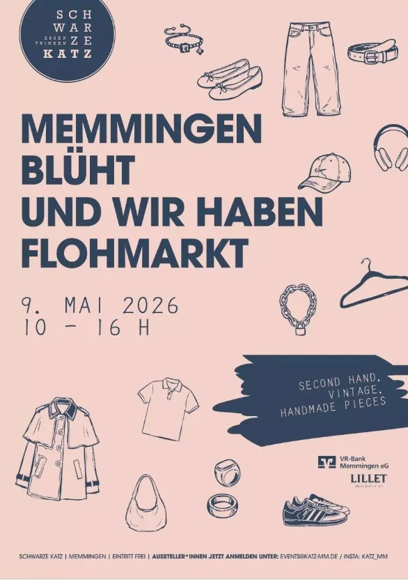 Flohmarkt in der Schwarzen Katz in Memmingen