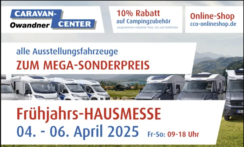 Frühjahrs-Hausmesse im Caravan-Center Owandner in Leutki…