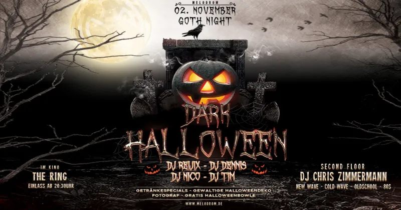 Dark Halloween Gothic Party im Melodrom