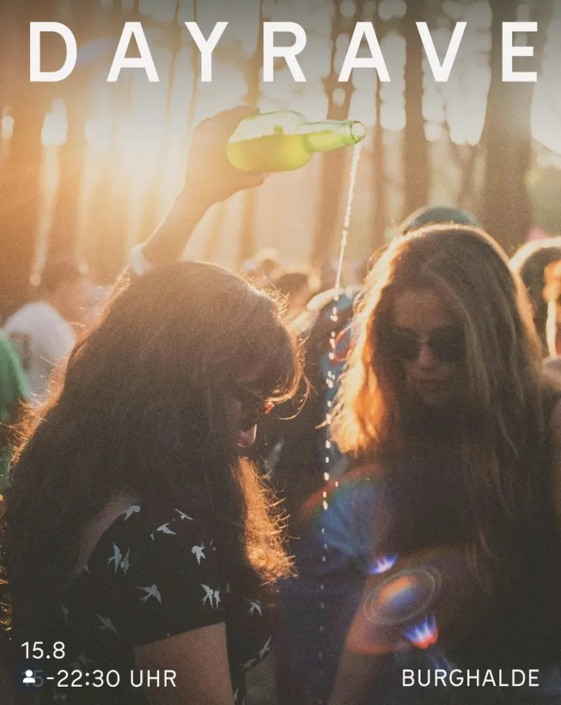 Dayrave auf der Burghalde Kempten 🌞🎶