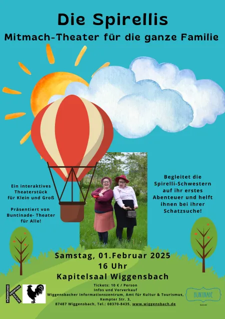 "Die Spirellis" – Mitmach-Theater für die ganze Familie …