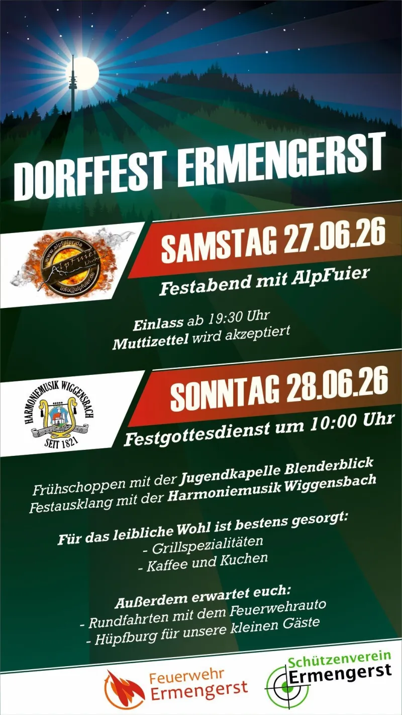 Dorffest in Ermengerst