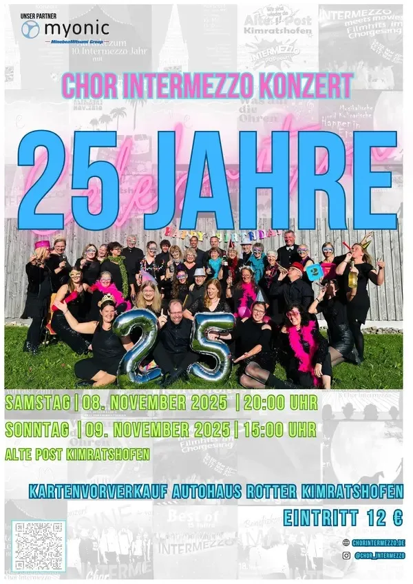 Chor Intermezzo - Jubiläumskonzert in Kimratshofen