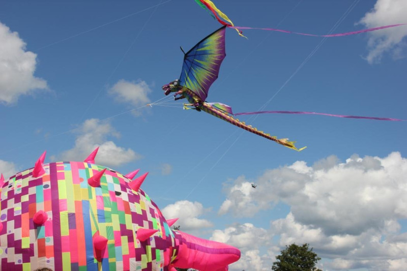 Drachenfest im Kurpark Rosshaupten