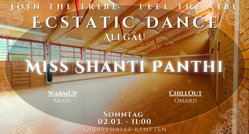 ECSTATIC DANCE ALLGÄU – Sonntagsmesse in Kempten