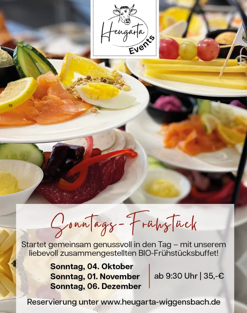 Sonntagsfrühstück im HEUgarta Wiggensbach